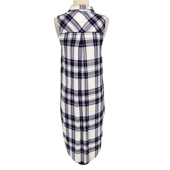 Rails Jordan Tunic in White Orchid Plaid Print - Picture 9 of 11